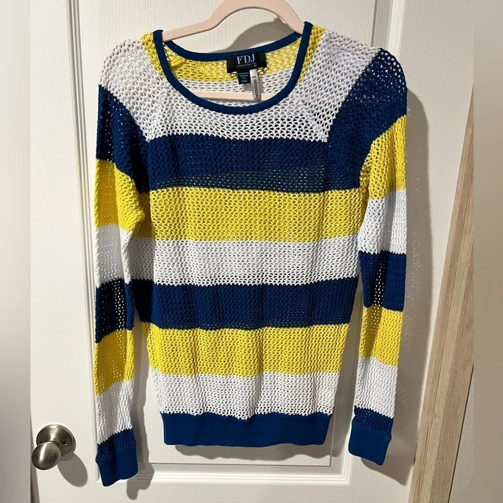 FDJ crochet Sweater Sz Medium.
